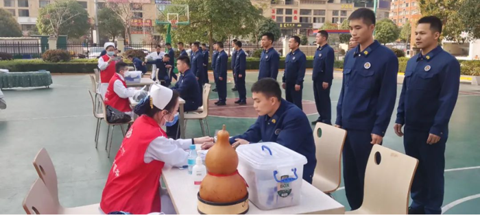 【医院动态】您保我平安，我送您健康——百色市中医医院走进百色市右江区消防救援大队开展健康义诊活动