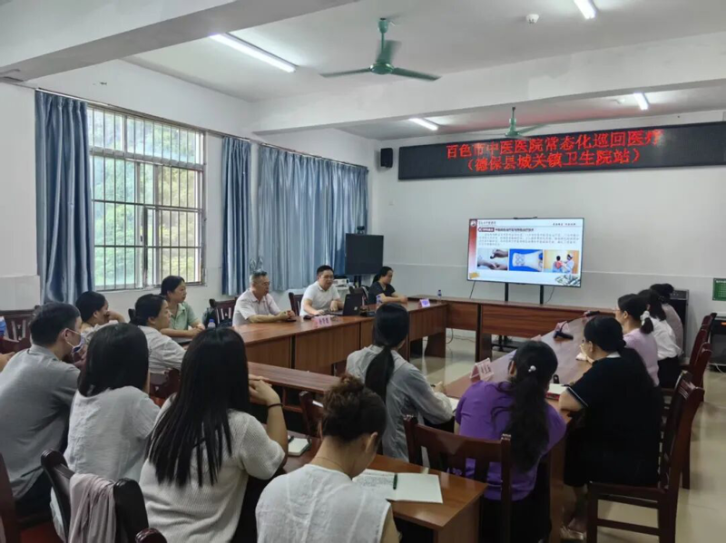 【医院动态】中医下基层 悬壶护健康 ——百色市中医医院2026年健康百色基层行走进德保